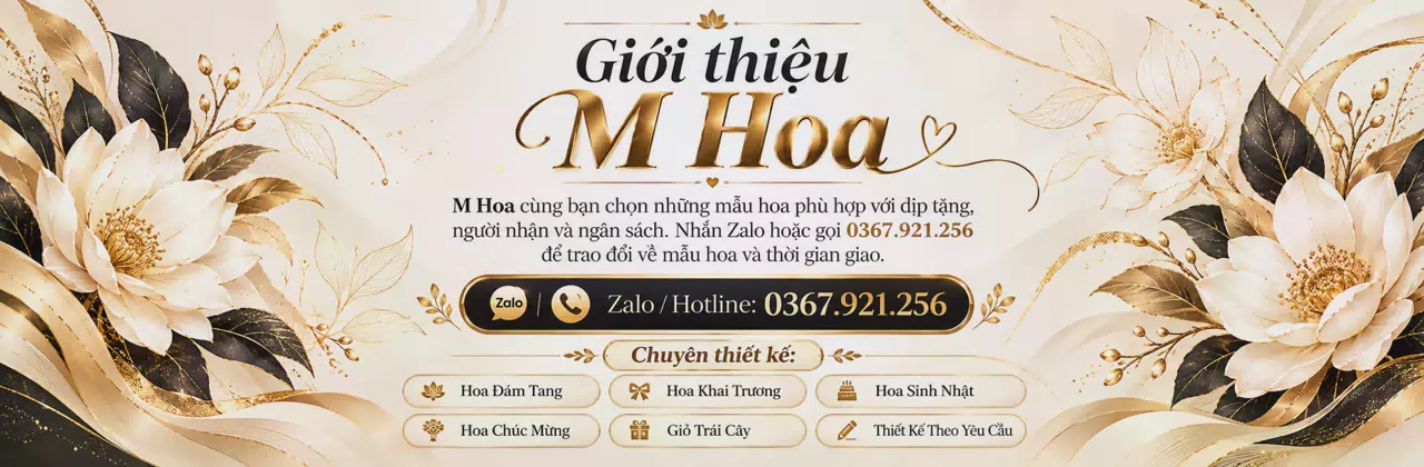 Ảnh bìa Shop hoa tươi Xã Long Hà Đồng Nai - Một món hoa, nhiều điều muốn nói